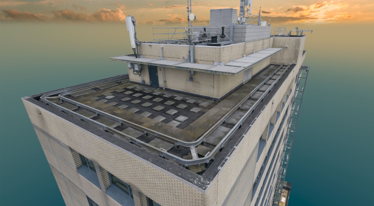 3D model online renovatie kantoorgebouw