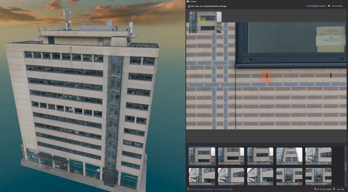 3D model online renovatie kantoorgebouw